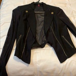 Black sheer jacket